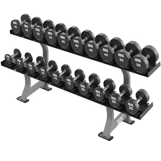 Hammer Strength Double Tier Dumbbell Rack